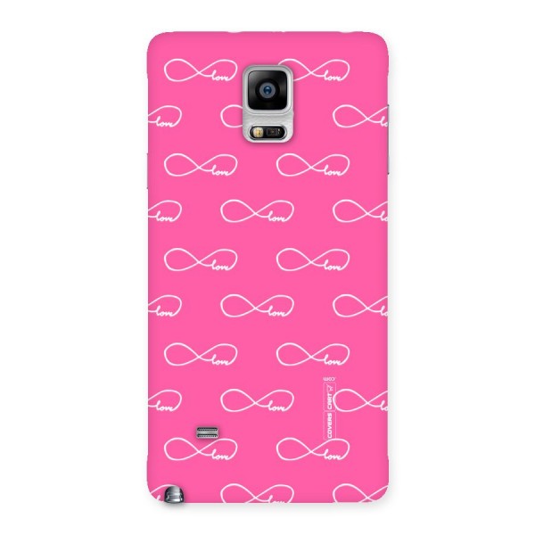 Infinity Love Back Case for Galaxy Note 4