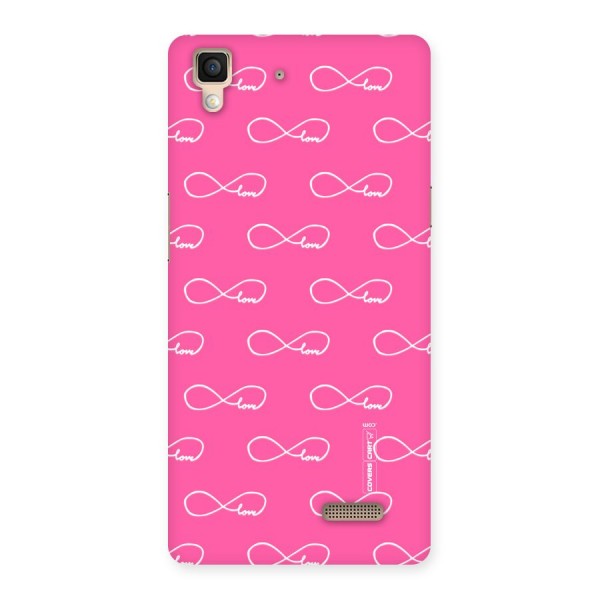 Infinity Love Back Case for Oppo R7