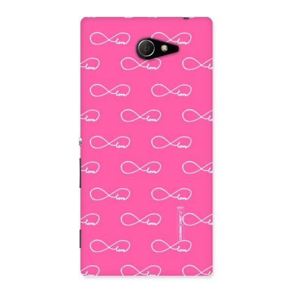 Infinity Love Back Case for Sony Xperia M2