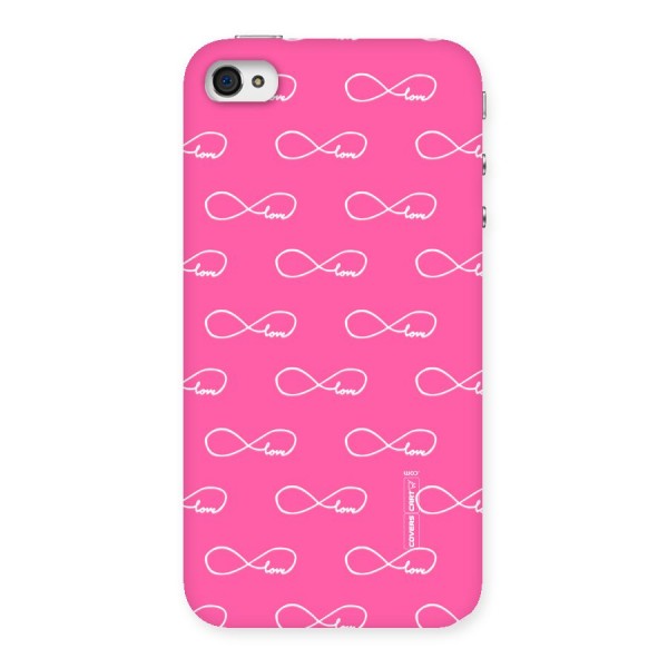 Infinity Love Back Case for iPhone 4 4s