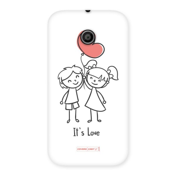 Its Love Back Case for Moto E