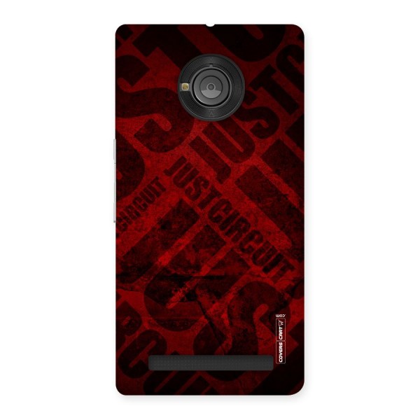 Just Circuit Back Case for Yu Yuphoria