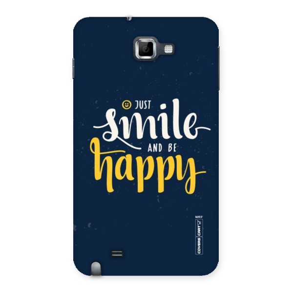 Just Smile Back Case for Galaxy Note