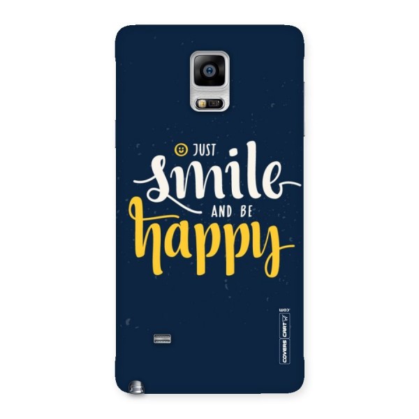 Just Smile Back Case for Galaxy Note 4