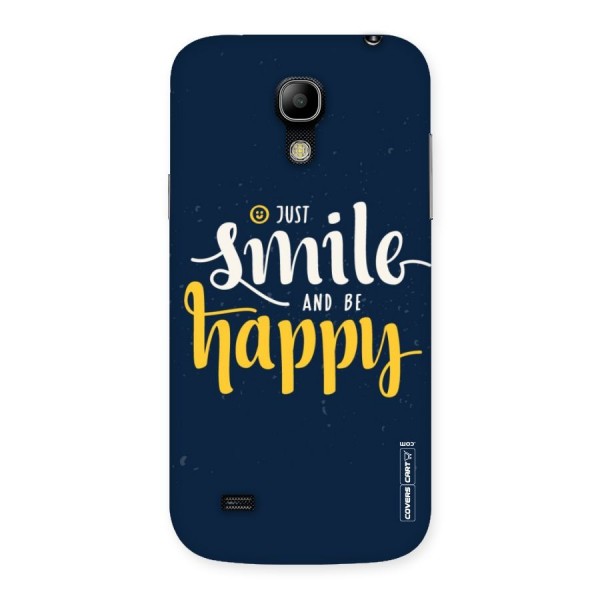 Just Smile Back Case for Galaxy S4 Mini