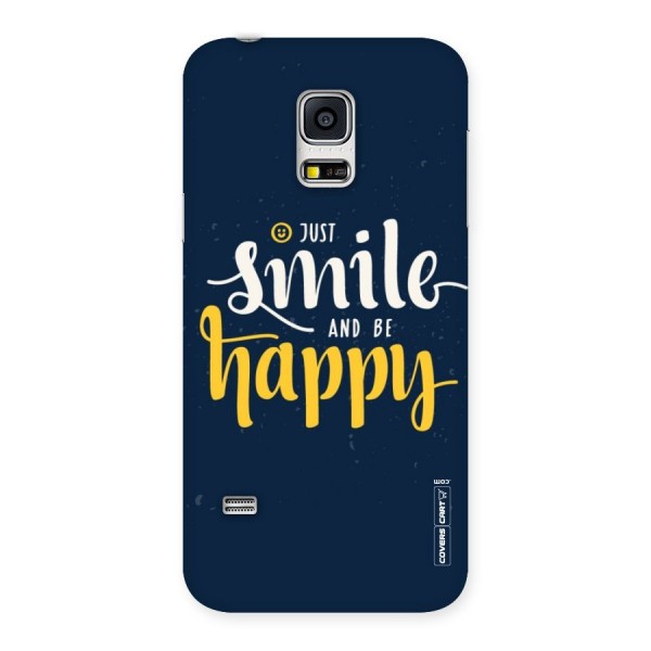 Just Smile Back Case for Galaxy S5 Mini