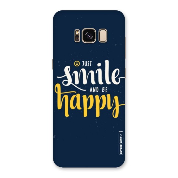 Just Smile Back Case for Galaxy S8