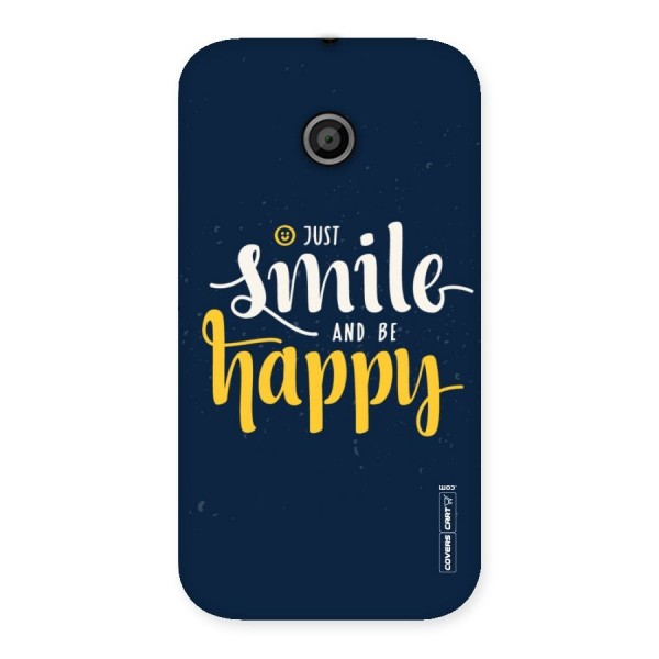 Just Smile Back Case for Moto E