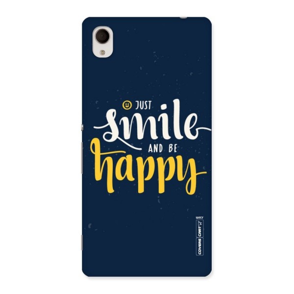 Just Smile Back Case for Xperia M4 Aqua