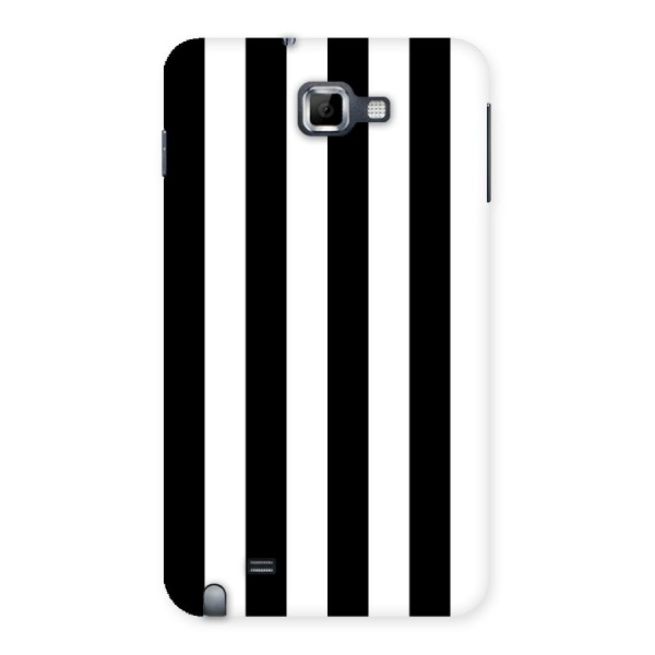 Lavish Black Stripes Back Case for Galaxy Note