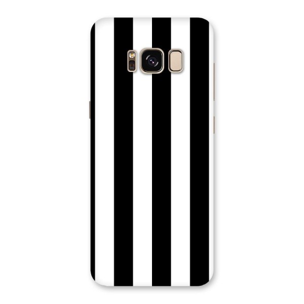 Lavish Black Stripes Back Case for Galaxy S8