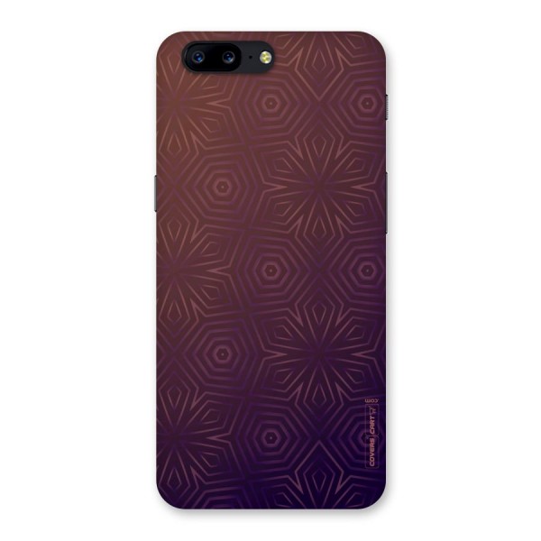 Lavish Purple Pattern Back Case for OnePlus 5