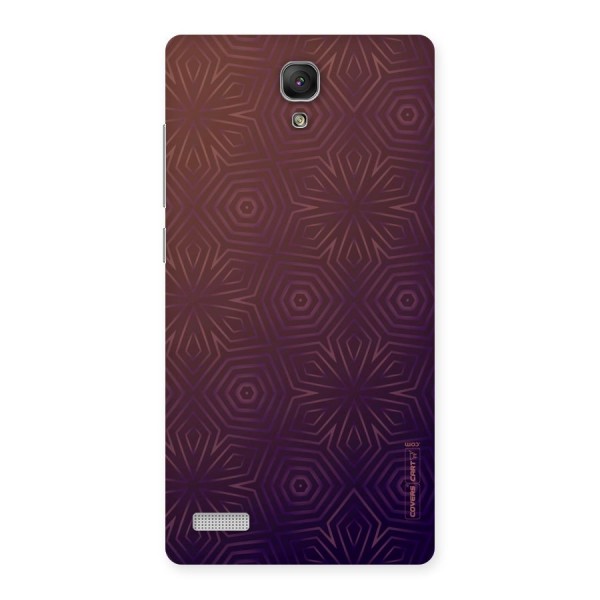 Lavish Purple Pattern Back Case for Redmi Note