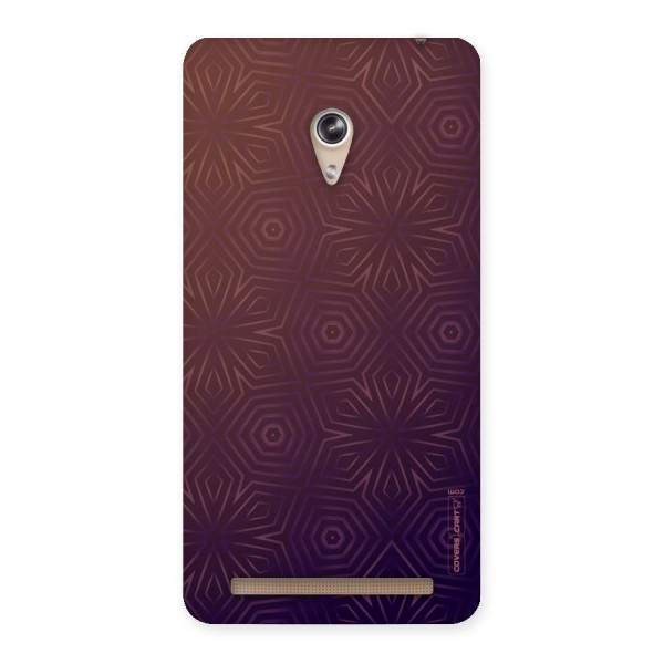 Lavish Purple Pattern Back Case for Zenfone 6