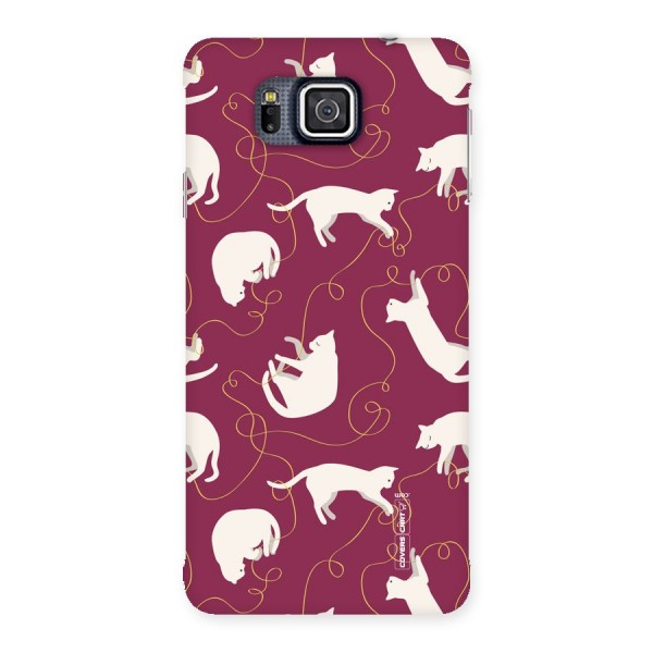 Lazy Kitty Back Case for Galaxy Alpha