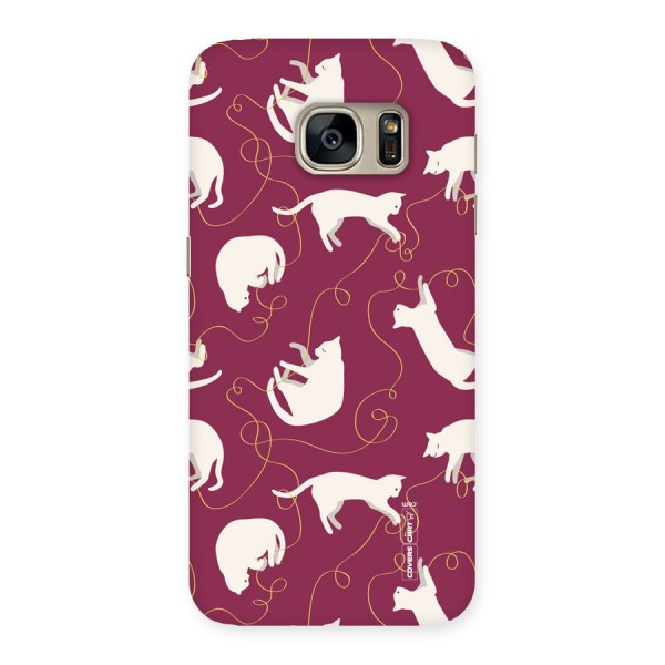 Lazy Kitty Back Case for Galaxy S7