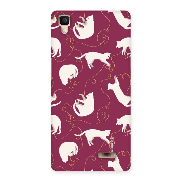 Lazy Kitty Back Case for Oppo R7