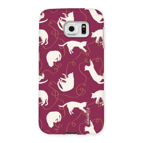 Lazy Kitty Back Case for Samsung Galaxy S6