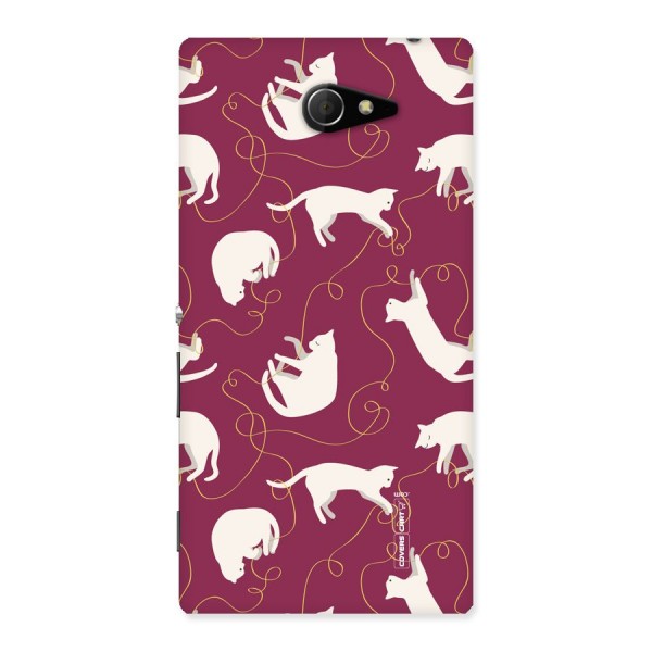 Lazy Kitty Back Case for Sony Xperia M2