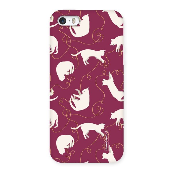 Lazy Kitty Back Case for iPhone SE