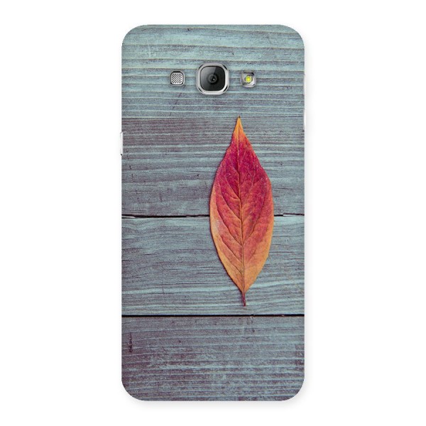 Classic Wood Leaf Back Case for Galaxy A8