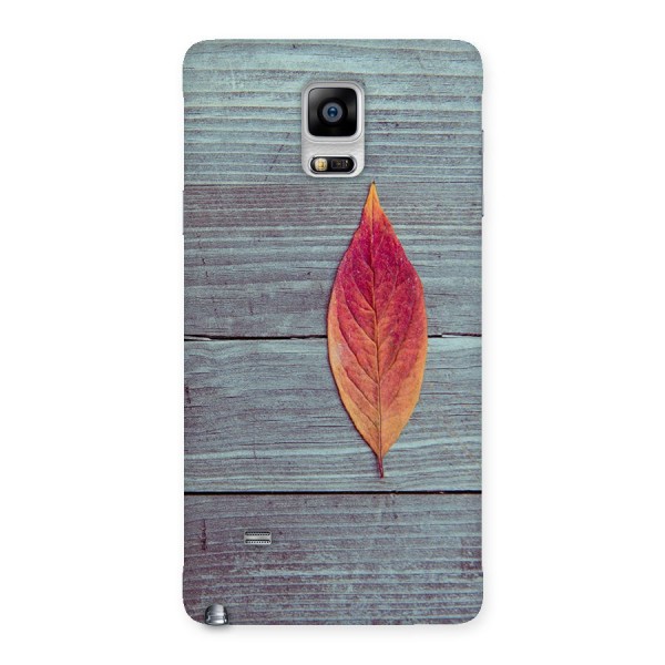 Classic Wood Leaf Back Case for Galaxy Note 4