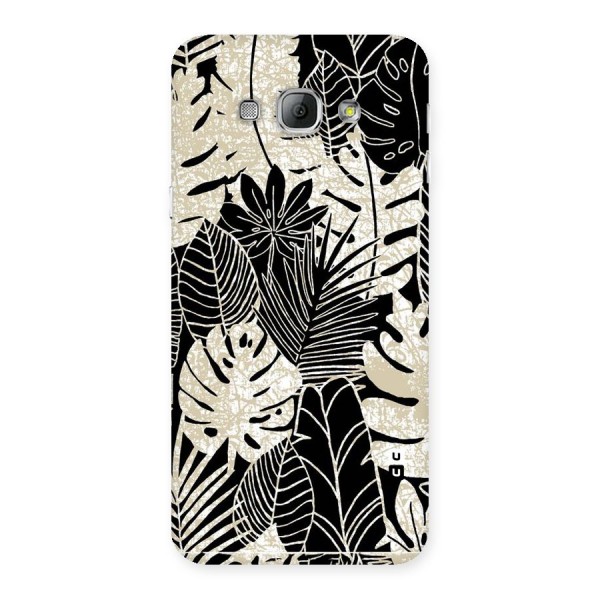 Leaf Pattern Back Case for Galaxy A8