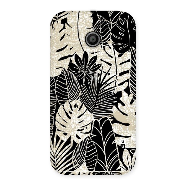 Leaf Pattern Back Case for Moto E