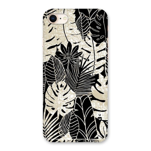 Leaf Pattern Back Case for iPhone 8