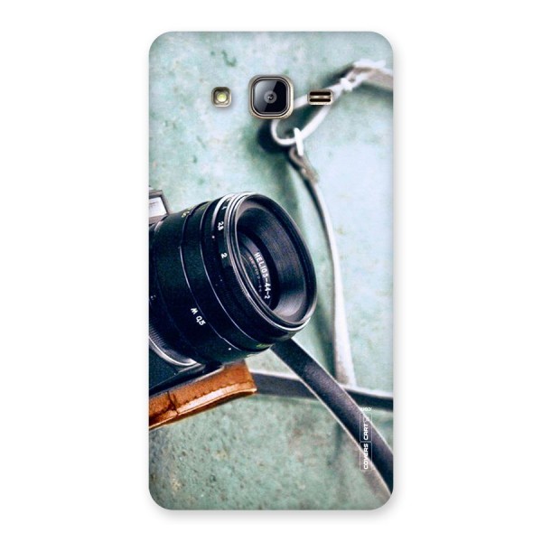 Leather Camera Lens Back Case for Galaxy On5