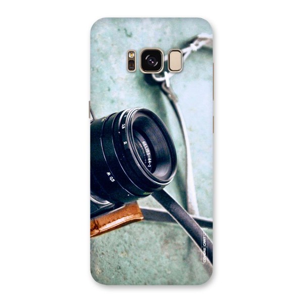 Leather Camera Lens Back Case for Galaxy S8