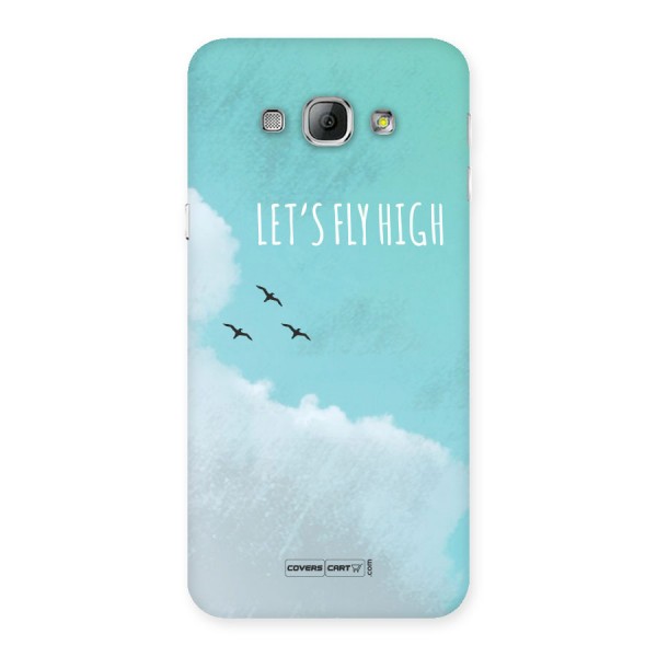 Lets Fly High Back Case for Galaxy A8