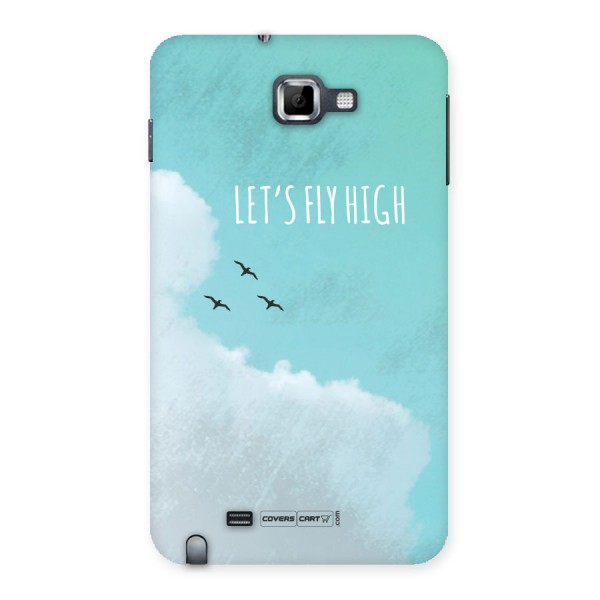 Lets Fly High Back Case for Galaxy Note