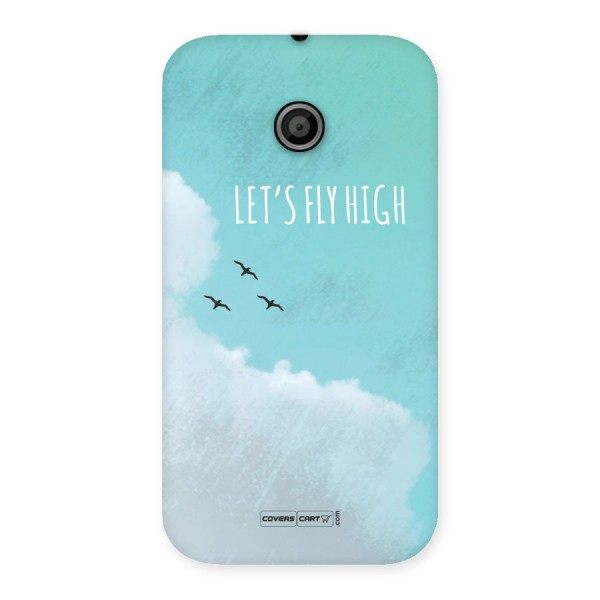 Lets Fly High Back Case for Moto E