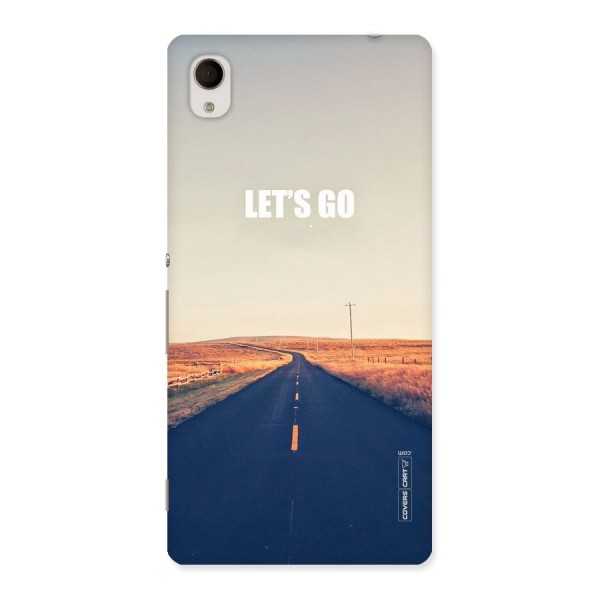 Lets Wander Back Case for Xperia M4 Aqua