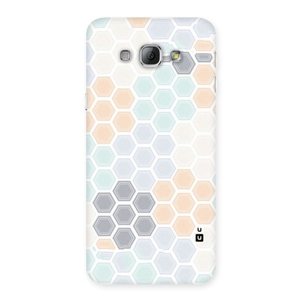 Light Hexagons Back Case for Galaxy A8