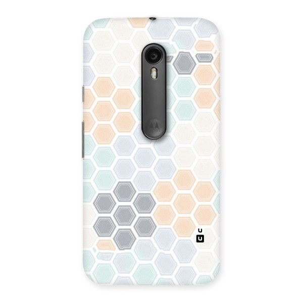 Light Hexagons Back Case for Moto G3