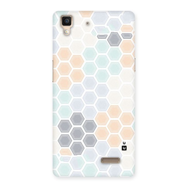 Light Hexagons Back Case for Oppo R7