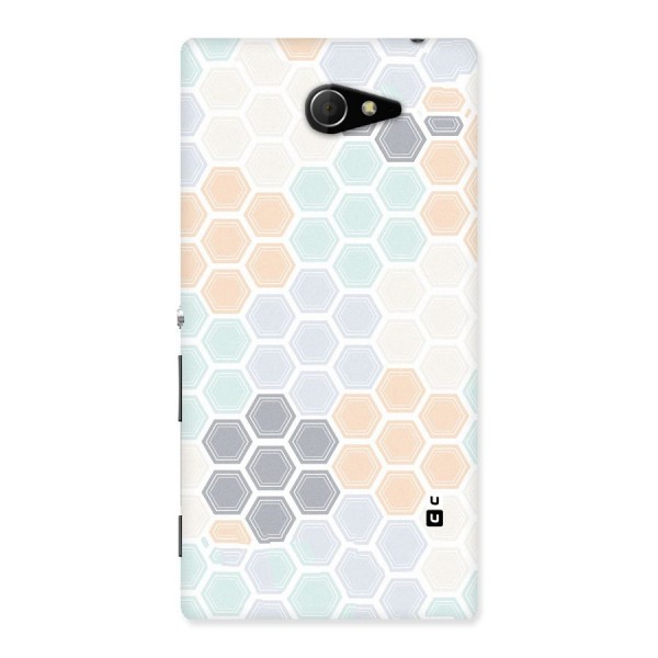 Light Hexagons Back Case for Sony Xperia M2