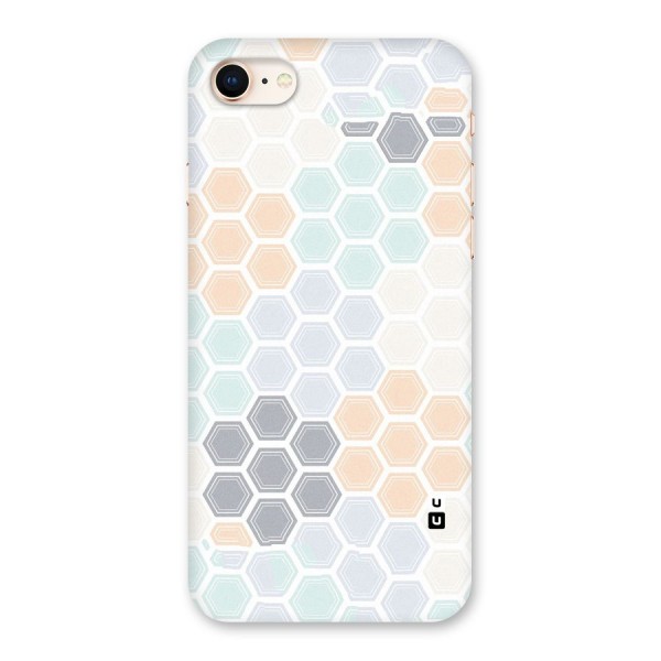 Light Hexagons Back Case for iPhone 8