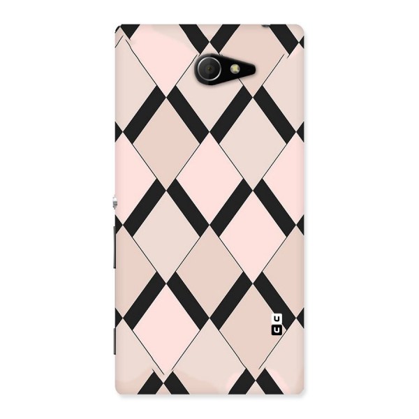 Light Pink Back Case for Sony Xperia M2