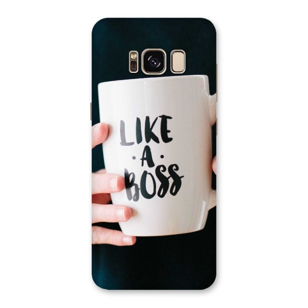 Like a Boss Back Case for Galaxy S8