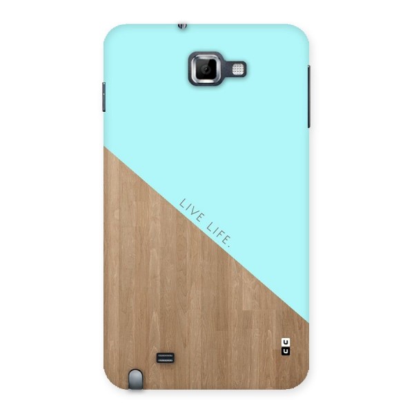 Live Life Back Case for Galaxy Note