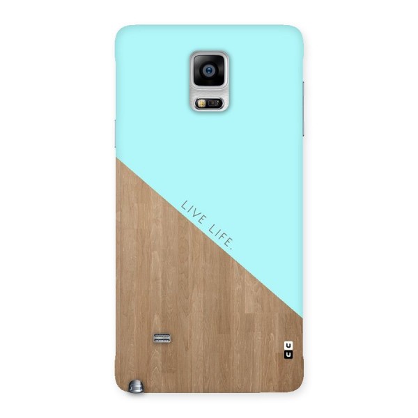 Live Life Back Case for Galaxy Note 4