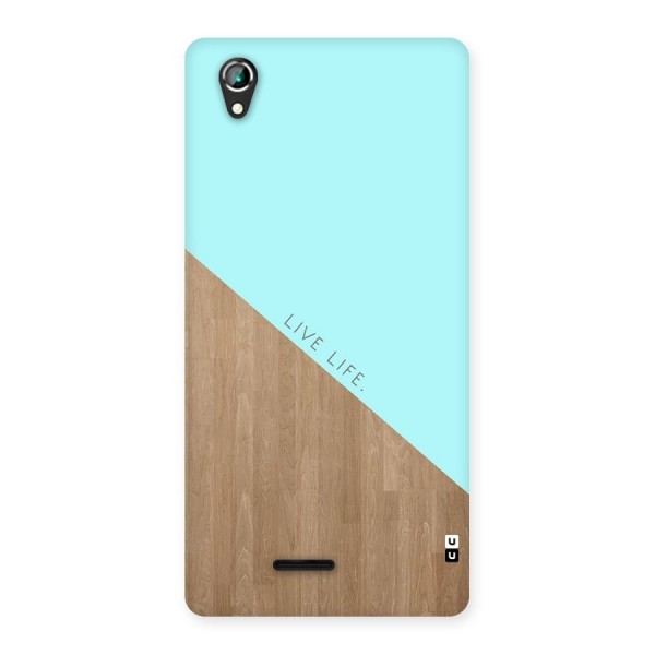 Live Life Back Case for Lava Iris 800