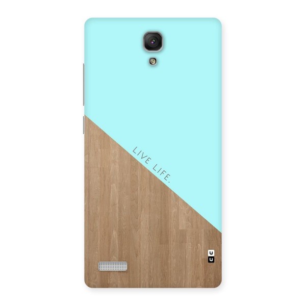 Live Life Back Case for Redmi Note