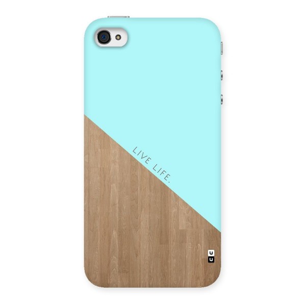 Live Life Back Case for iPhone 4 4s