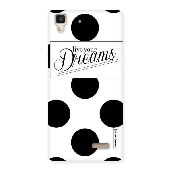 Live Your Dreams Back Case for Oppo R7