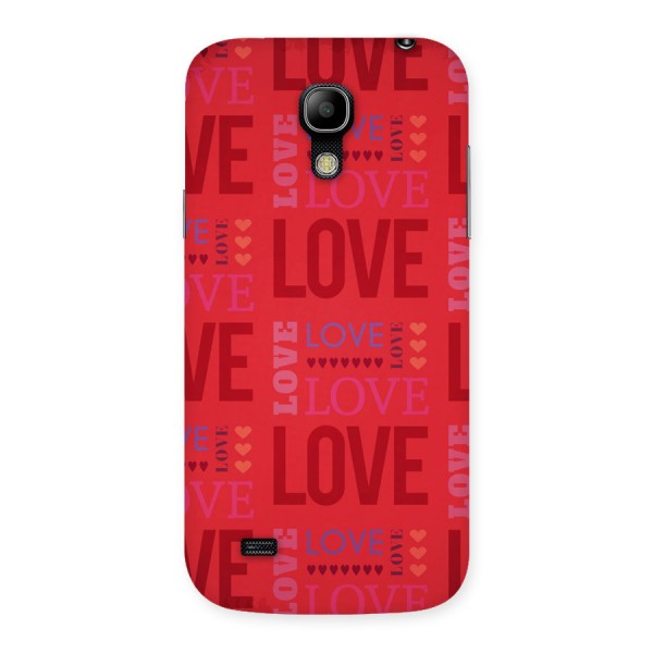 Love Pattern Back Case for Galaxy S4 Mini