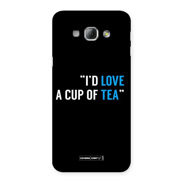 Love Tea Back Case for Galaxy A8